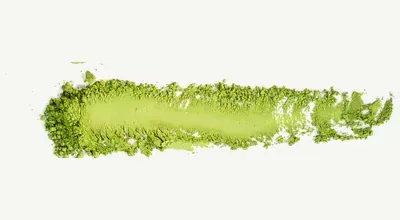 略带黄绿色 抹茶粉参考