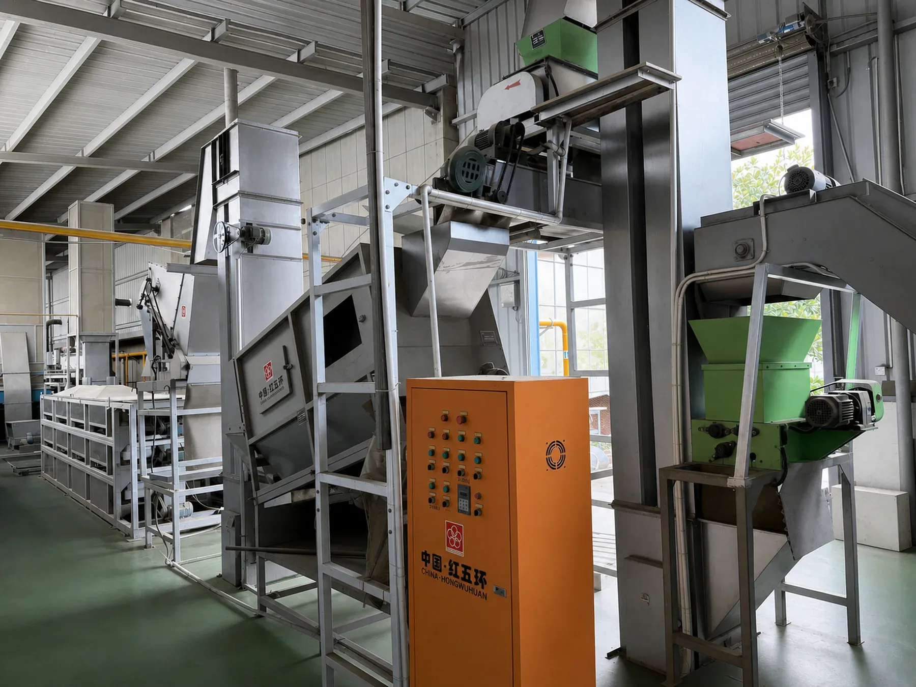 Detail of key tencha production equipment